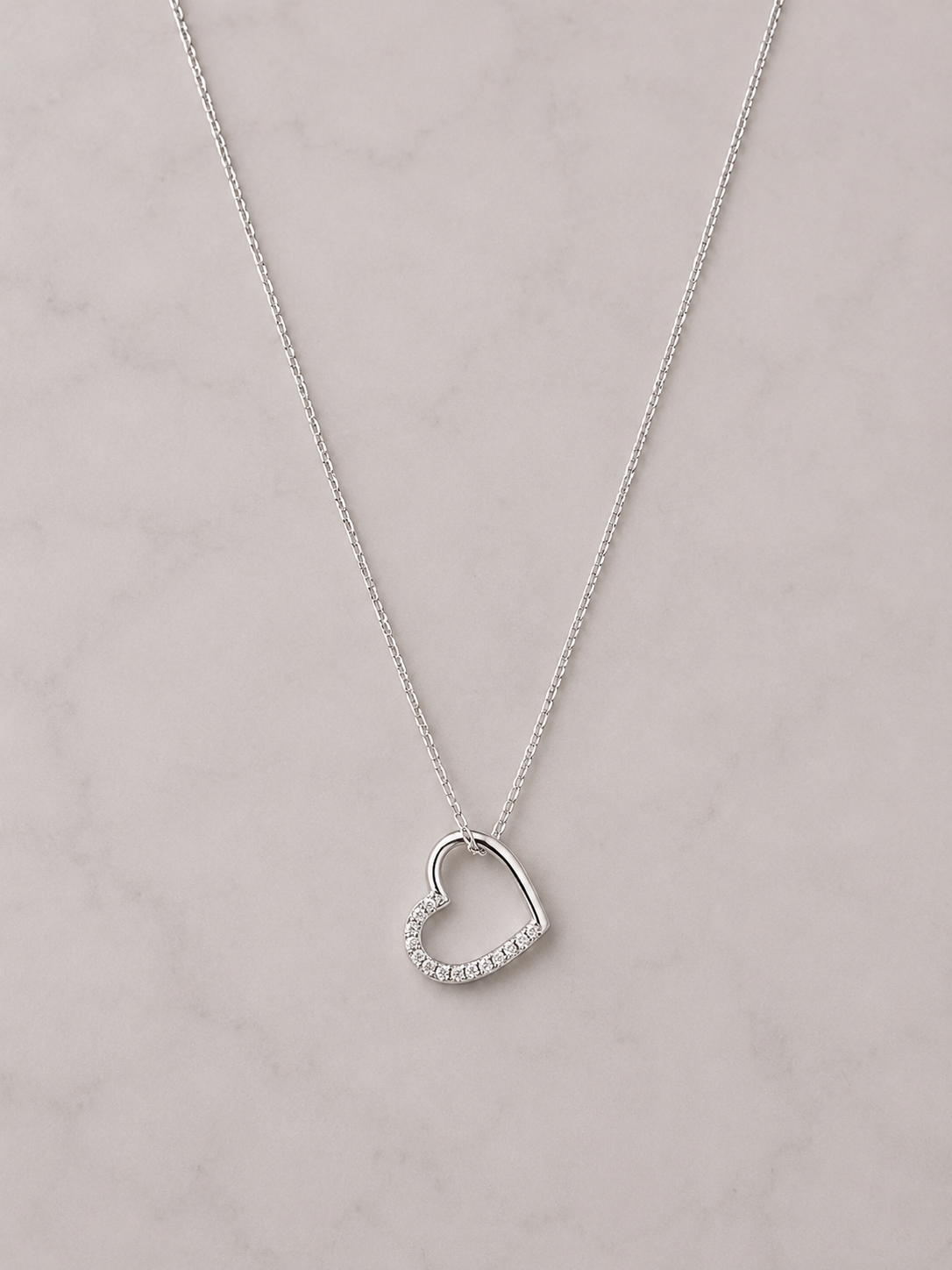 Sparkling Heart Kette