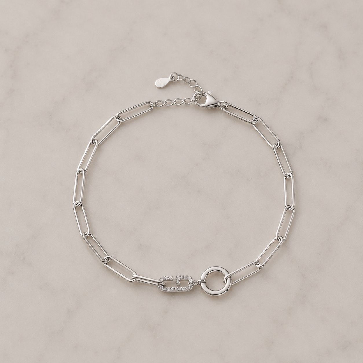 Letter Charm Armband