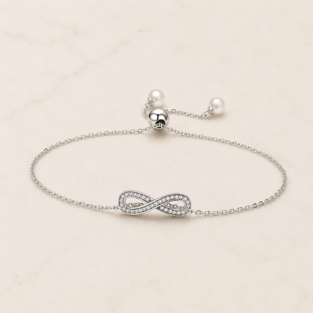 Infinity Pearl Armband