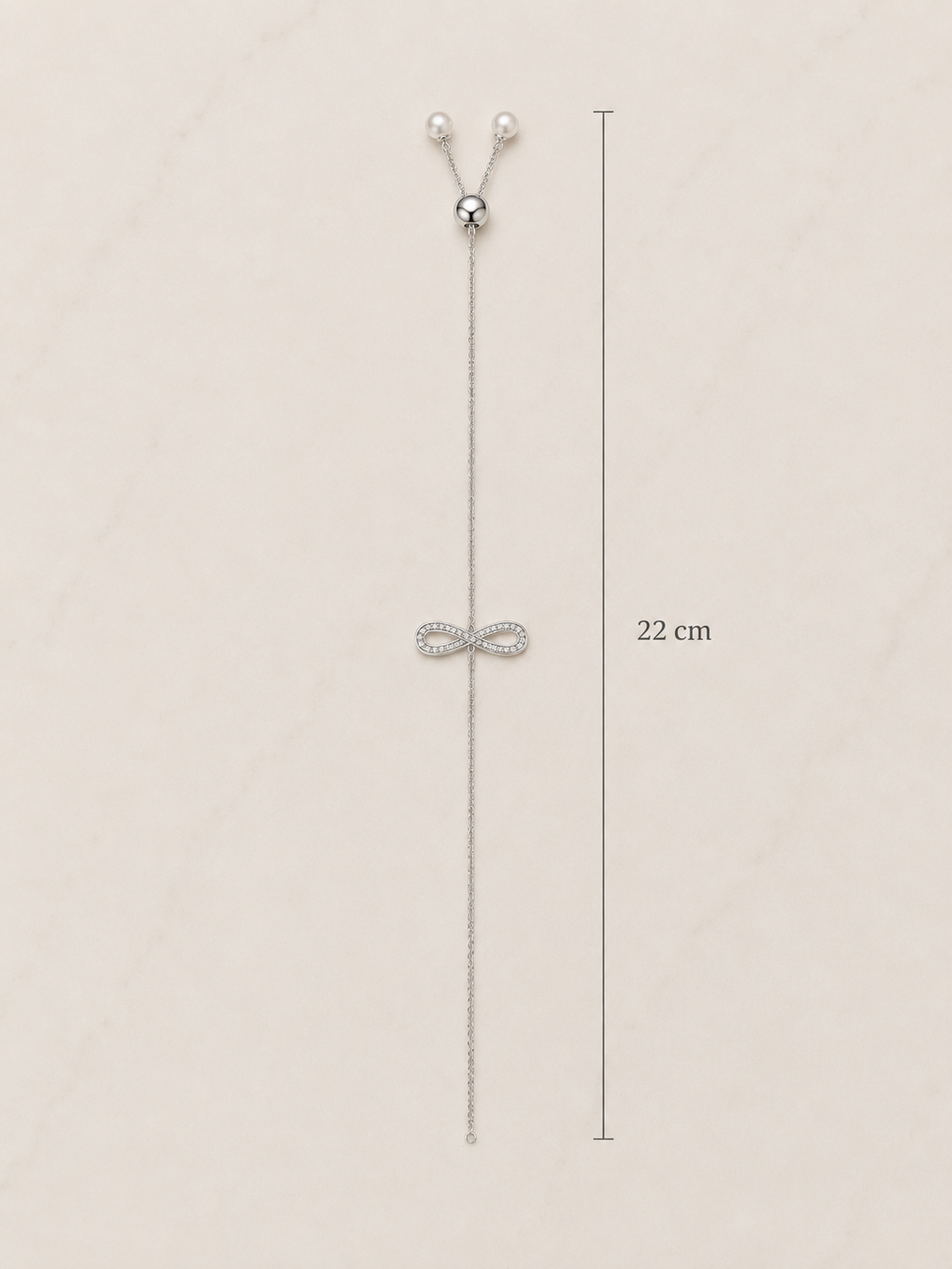 Infinity Pearl Armband