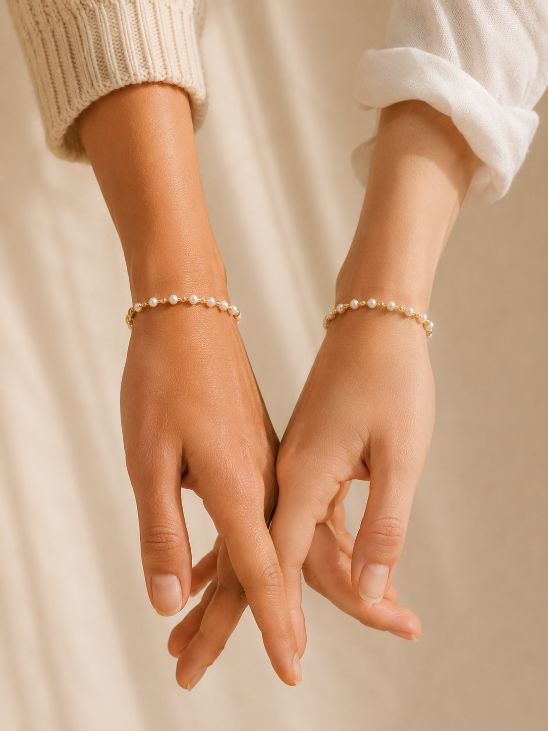 Braided Pearl Armband