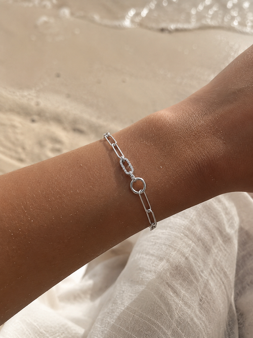 Letter Charm Armband