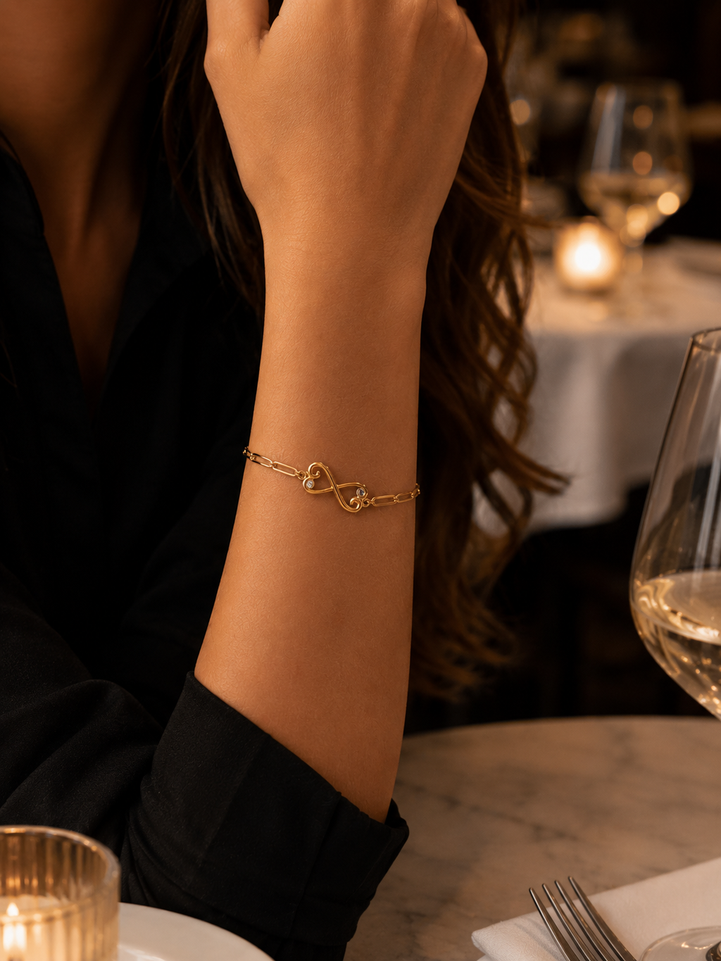 Sparkling Gold Armband