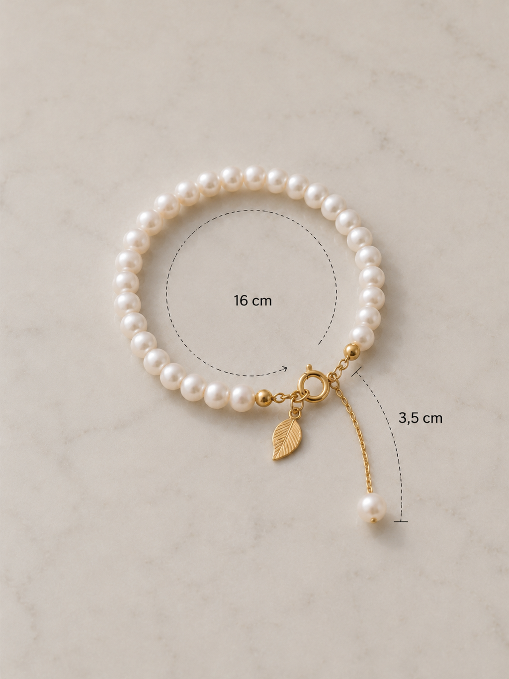 Golden Leaf Armband